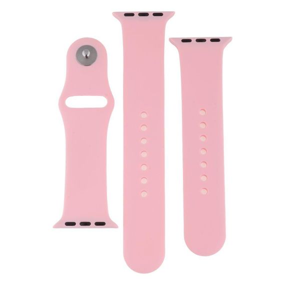 Ремінець для Apple Watch Band Silicone Two-Piece 38/40/41 mm Колір 50.Canary Yellow | Зображення 9