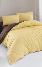 Постельное белье Charlotte Colorpool Ranforse 200х220 см Sari-Kahve