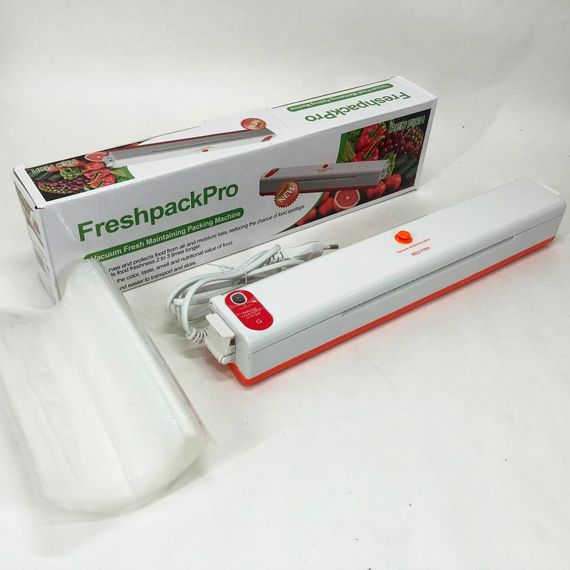Вакууматор Freshpack Pro вакуумний пакувальник їжі, побутової. JE-267 Колір помаранчевий | Зображення 3