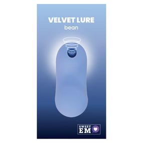 Вакуумный стимулятор клитора Sweet Em Bean с вибрацией, голубой, 9 х 5.9 см Sex Aura