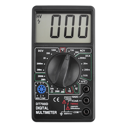 Мультиметр тестер цифровий DT-700D
