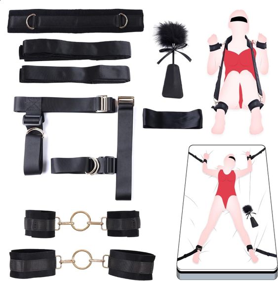 БДСМ-набор LOCKINK YEAHWOW Bed Restraint set