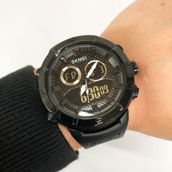 Годинник наручний чоловічий SKMEI 2014BKBK, годинник скмей чоловічий, оригінальний чоловічий годинник спортивний | Зображення 1