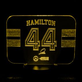 Акриловий світильник-нічник Хемілтон 44 жовтий tty-n001314