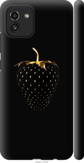 Чохол на Samsung Galaxy A03 A035F Чорна полуниця "3585m-2499-24368"