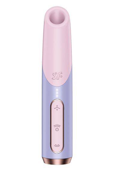 Миниатюрный вакуумный стимулятор клитора Satisfyer Bold Kiss розово-сиреневый Sex Aura