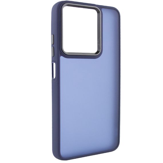 Чехол TPU+PC Lyon Frosted для Infinix Hot 40 Navy Blue