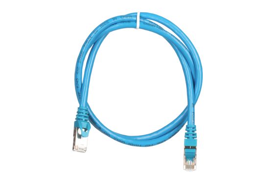 Патч-корд 2E Cat 6,S-FTP экран оплётка фольга,RJ45, 4Х2 27AWG ,7/0.14 Cu, 1.00 m, PVC,Blue (2E-PC6SFTPCOP-100BL) | Зображення 1