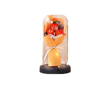 Букет у колбі з LED-підсвіткою та мильними трояндами XPRO KR-04 (45028-KR-04_168)