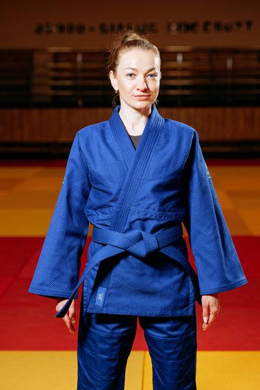 Синє кімоно для дівчат/жінок, дзюдо, TM BUDOGI серія ADVANCED, зріст 160 см, щільність 500 гр/м.кв. | Зображення 1