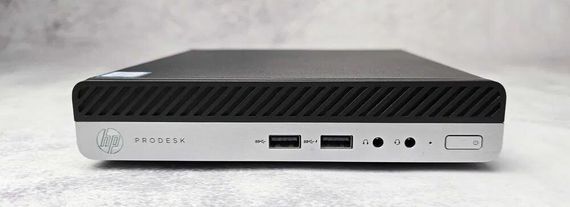 Неттоп HP ProDesk 400 G5 Mini USFF / Intel Core i3-9100T (4 ядра по 3.1 - 3.7 GHz) / 8 GB DDR4 / 128 GB SSD / Intel UHD Graphics 630 / Win 10 Pro б/у | Зображення 1
