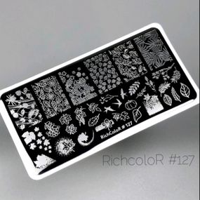 Пластина 127 для стемпінгу RichColor (12х6см)