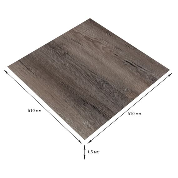 Самоклеюча LVT плитка 610х610х1.5мм SW-00003270 | Зображення 4