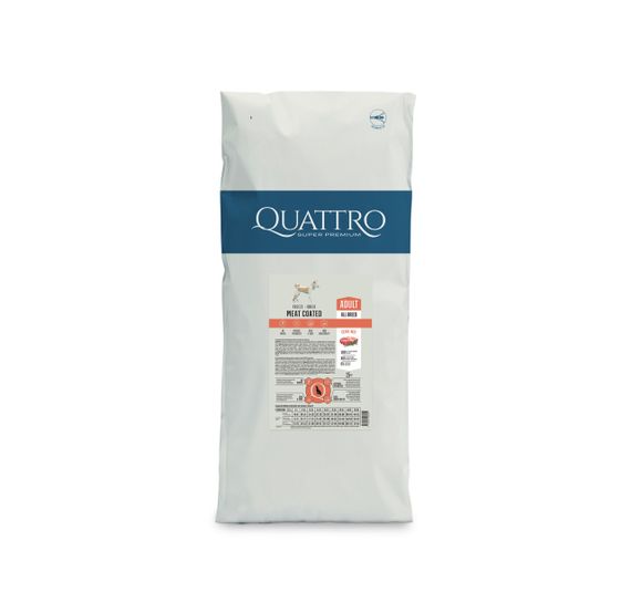 Сухий корм для собак з яловичиной Quattro Adult All Breed, 15 кг