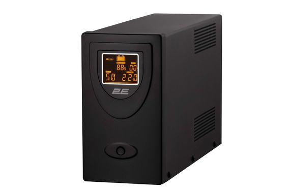 Джерело безперебійного живлення 2E  DD2000, 2000VA/1200W, LCD, USB, 2xSchuko (2E-DD2000)