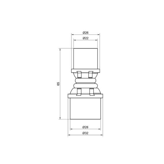 Муфта прес Icma 26х20 №400 | Зображення 1