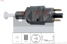 Вимикач датчик стоп сигналу DAEWOO LANOS, LEGANZA, NUBIRA, OPEL VECTRA,  KW (510098)