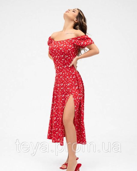 Платье для женщин цвет красный FI_007235 | Зображення 1