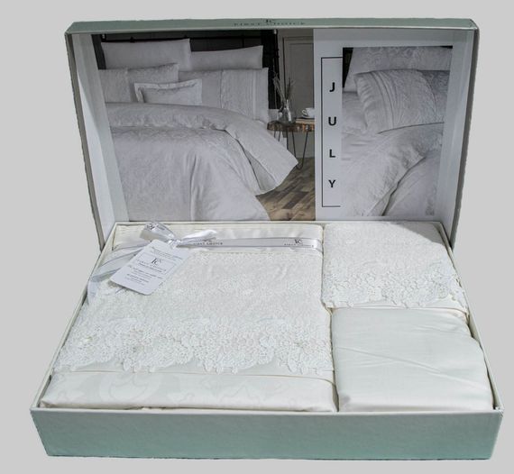 Постельное белье First Choice V.I.P Satin Moonlight 200x220 cм Jully | Зображення 1