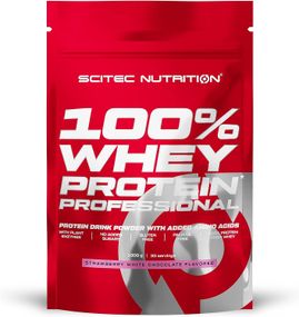 Протеин Scitec Nutrition 100% Whey Protein Professional 1000 g (Strawberry white chocolate)