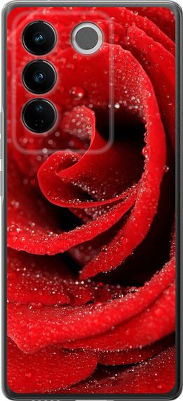 Чехол на Vivo S16 Pro Красная роза "529u-3123-17620"