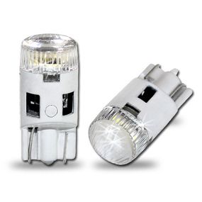 Світлодіодна Автолампа біла (White) T10 4 3014SMD  (70Lm) crystal cover (Precision)