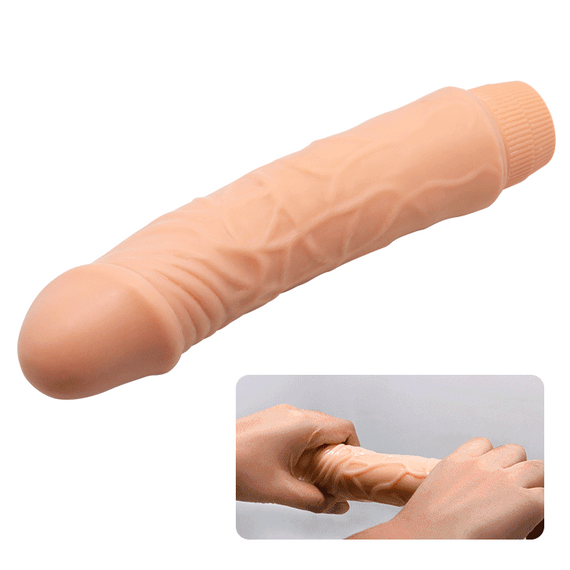 Вібратор - Barbara Jeff Vibrator 7,6" Flesh Sex Aura | Зображення 6