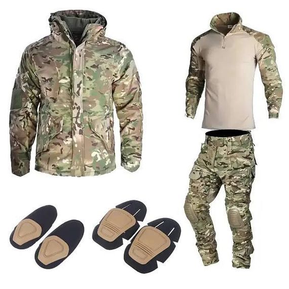 Костюм 3в1 Han Wild Multicam G8 куртка та штани та убакс мультикам наколінники та налокітники