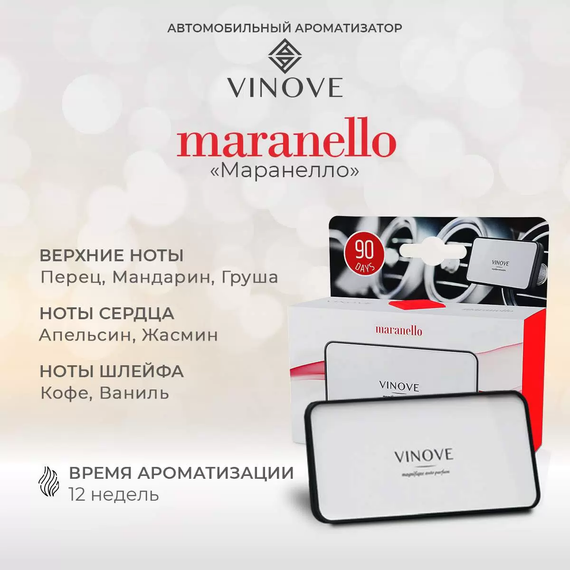 Ароматизатор в машину Маранелло VINOVE ORIGINAL | Зображення 2