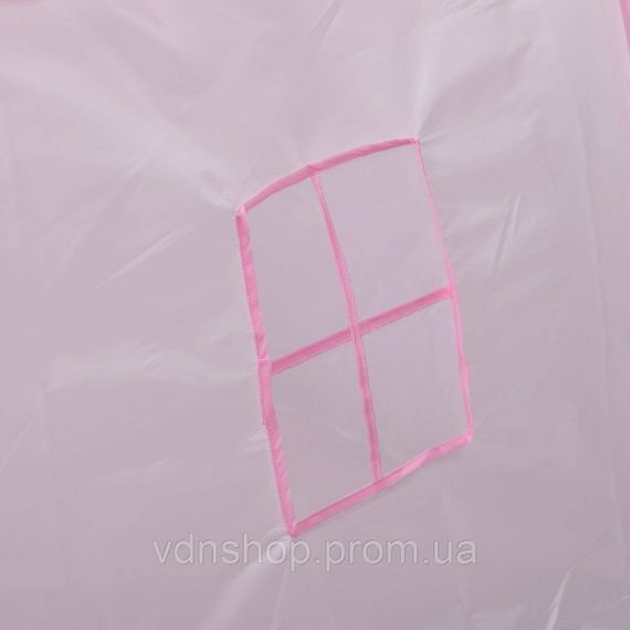 Дитячий ігровий намет будиночок для дівчаток 125×100×120 см намет будиночок для дітей Рожевий HP-S-1NDP | Зображення 3