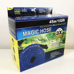 Чудо шланг гармошка Magic House 7.5м с РАСПЫЛИТЕЛЕМ, Поливочный шланг x hose, Шланг садовый мягкий, Шланги для AD-582 полива огорода