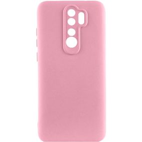 Чохол TPU GETMAN Liquid Silk Full Camera для Xiaomi Redmi 9 Рожевий / Pink