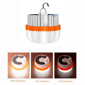 Світлодіодний ліхтар кемпінг на сонячній батареї T1-SMD TO-40