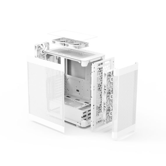 Корпус Zalman I4 без БЖ I4WHITE | Зображення 8