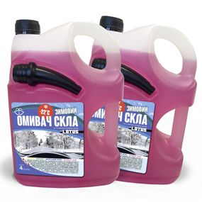 Омивач скла Зимовий -22°C "Bubble Gum" Lotus каністра з носиком УПАКОВКА 2 шт. x 4 л