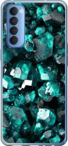 Чехол на Oppo Reno 4 Pro Кристаллы 2 "3674u-2024-17620"