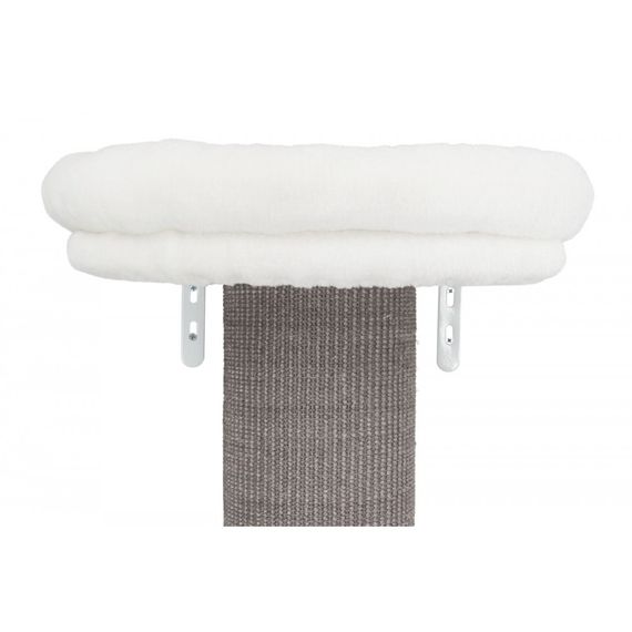 Дряпка Trixie Acadia для котів настінна сизаль/плюш біла/сіра 46х37х160 см | Зображення 2