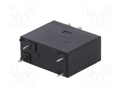 HF62F-012-1H Реле электромагнитное 12В DC 16A/250В AC 29x12,6x24,2мм | Зображення 1
