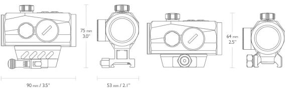 Прицел коллиматорный Hawke Endurance RD 1x30 3 МОА Коллиматор Коллиматорный прицел | Зображення 2