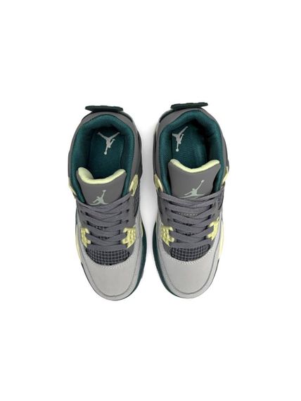 Жіночі кросівки Air Jordan 4 x Off-White Grey Green Beige , В'єтнам , весна / літо / осінь 37 | Зображення 4