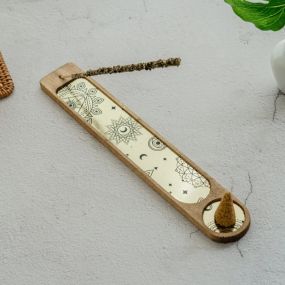 Дерев’яна підставка Золотистий дизайн 5×29,5 см Sagrada Madre 7798348233306-2