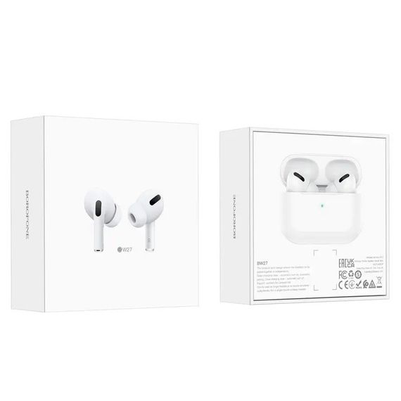 Наушники Bluetooth Borofone BW27, White, Кейс | Зображення 3