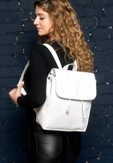 Жіночий рюкзак Sambag Loft MZN білий 30 х 25 х 12 см (22200008) | Зображення 3