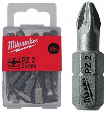Біта для шуруповеерта Milwaukee pz2 x 25 мм (25 шт) 4932399590