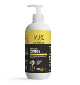 Шампунь для глибокого очищення шкіри та шерсті собак і котів TAURO PRO LINE Ultra Natural Care Deep Clean Shampoo, 400 мл
