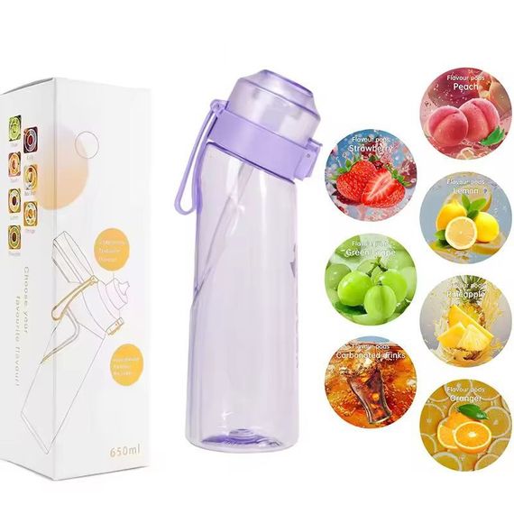 Спортивна пляшка Air Up Bottle/up air 7 смаків/картриджів у комплекті 650 мл Фіолетовий