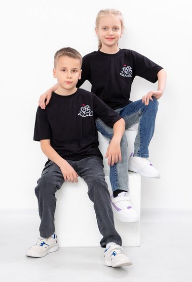 Футболка дитяча "Family look" Носи своє 122 Чорний (p-13441-149908)