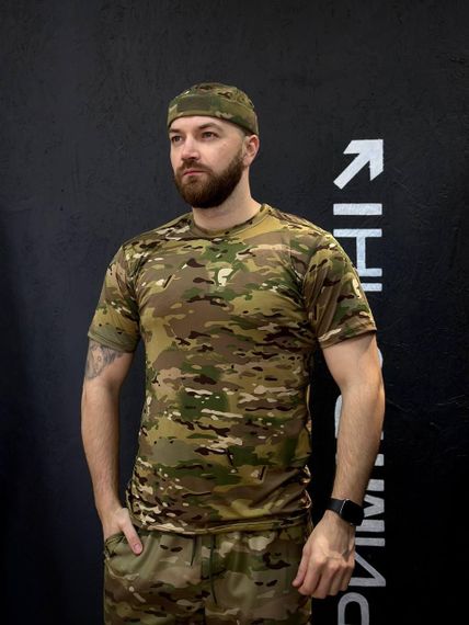 Військовий Комплект Джогер 3 в 1 Мультикам Куртка + Штани MTP +Футболка Джерсі | Зображення 2