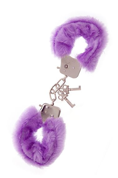 Наручники Metal Handcuff with Plush, LAVENDER, Фіолетовий