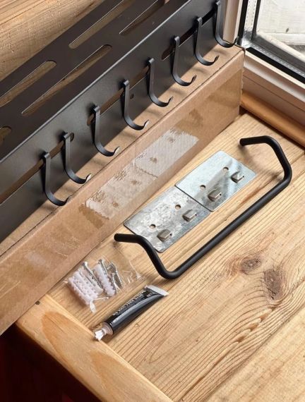 Настенная многофункциональная стойка для хранения кухонных принадлежностей 30 см | Зображення 3